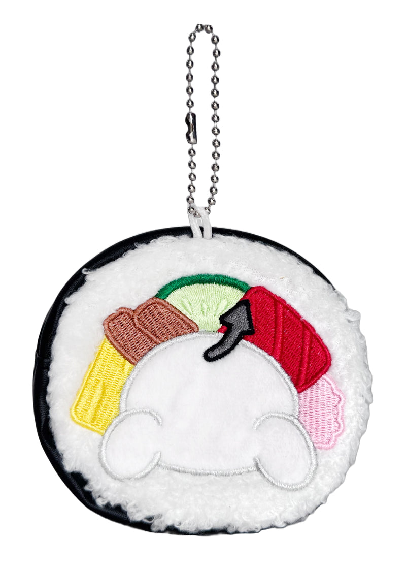 Sanrio Kuromi Sushi Roll Plush Coin Bag