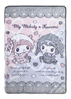 Sanrio My Melody & Kuromi Get Cozy Woven Plush Double Fleece Throw