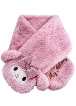 Sanrio My Melody Plush Muffler Scarf