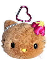 Sanrio Tanned Hello Kitty Plush Mascot Carabiner with Mirror