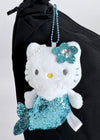 Sanrio Hello Kitty Blue Mermaid Plush Mascot Keychain -Limited Edition