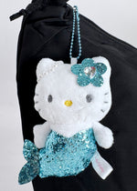 Sanrio Hello Kitty Blue Mermaid Plush Mascot Keychain -Limited Edition