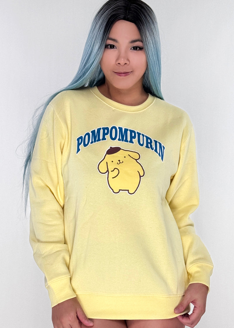 Sanrio Pompompurin Logo Pullover