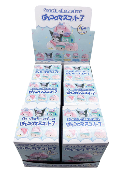 Sanrio Nighty Night Potekoro V7 Plush Mascot - 6PC Blind Box