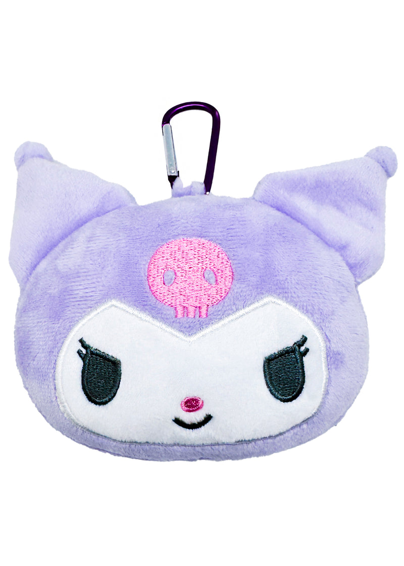 Sanrio Kuromi Big Face Plush Mascot Carabiner