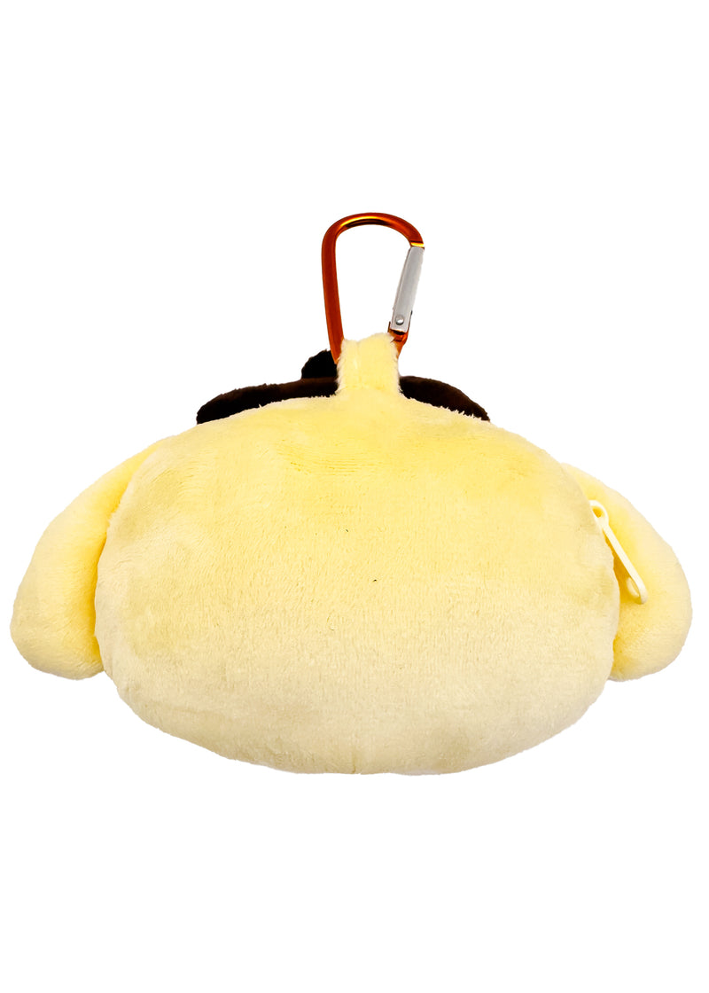 Sanrio Pompompurin Big Face Plush Mascot Carabiner