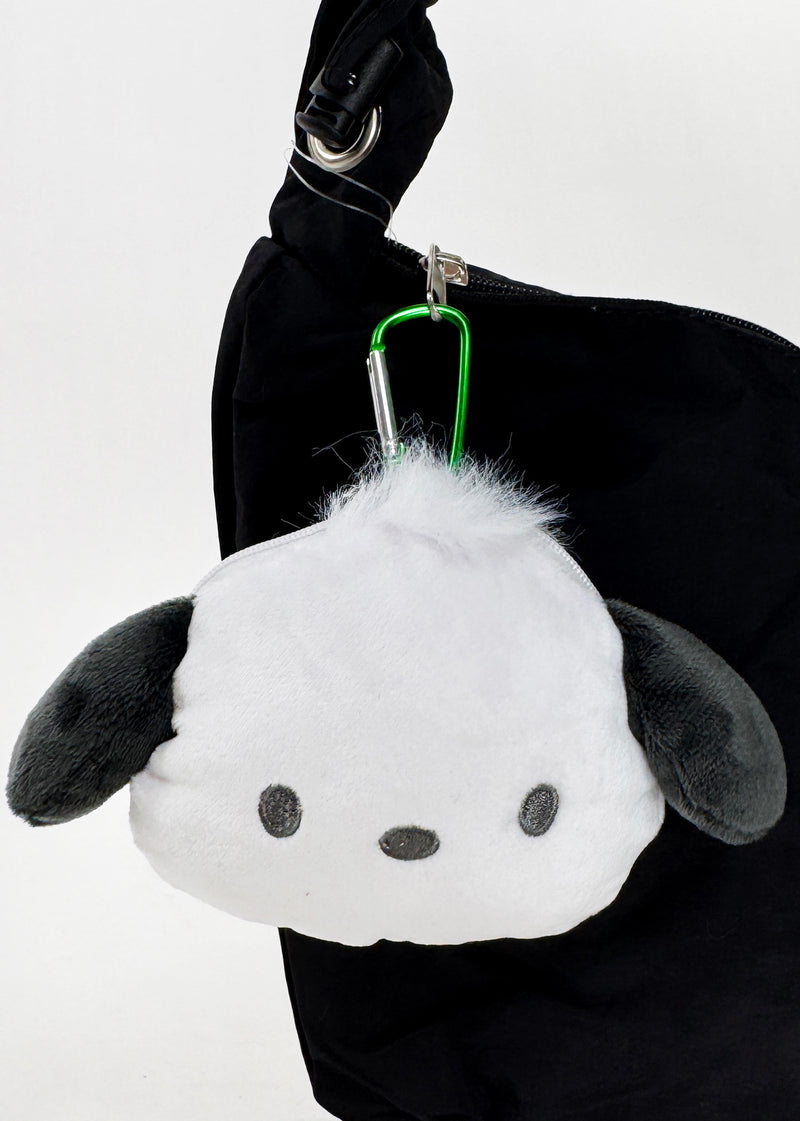 Sanrio Pochacco Big Face Plush Mascot Carabiner