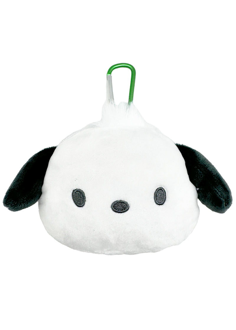 Sanrio Pochacco Big Face Plush Mascot Carabiner