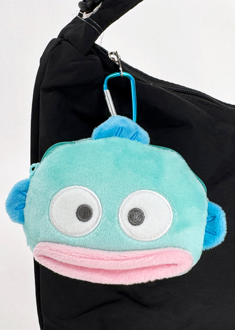 Sanrio Hangyodon Big Face Plush Mascot Carabiner