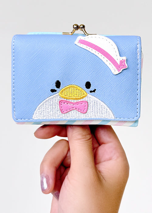 Sanrio Tuxedo Sam Face Flap Wallet