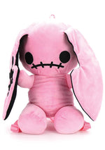 Naughty Bunny Pink Plush Backpack