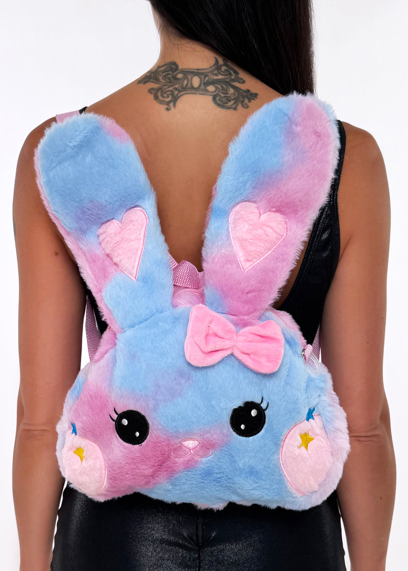 Kawaii Pink Bunny Plush Backpack