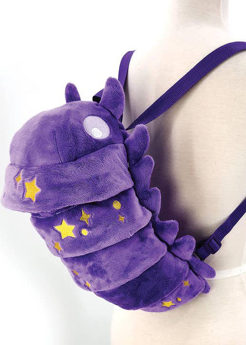 Purple Roly Poly Plush Backpack