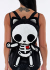 Skeleton Kitty Plush Backpack