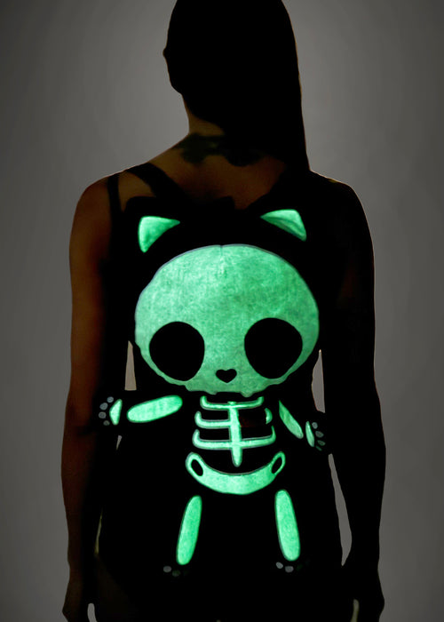 Skeleton Kitty Plush Backpack