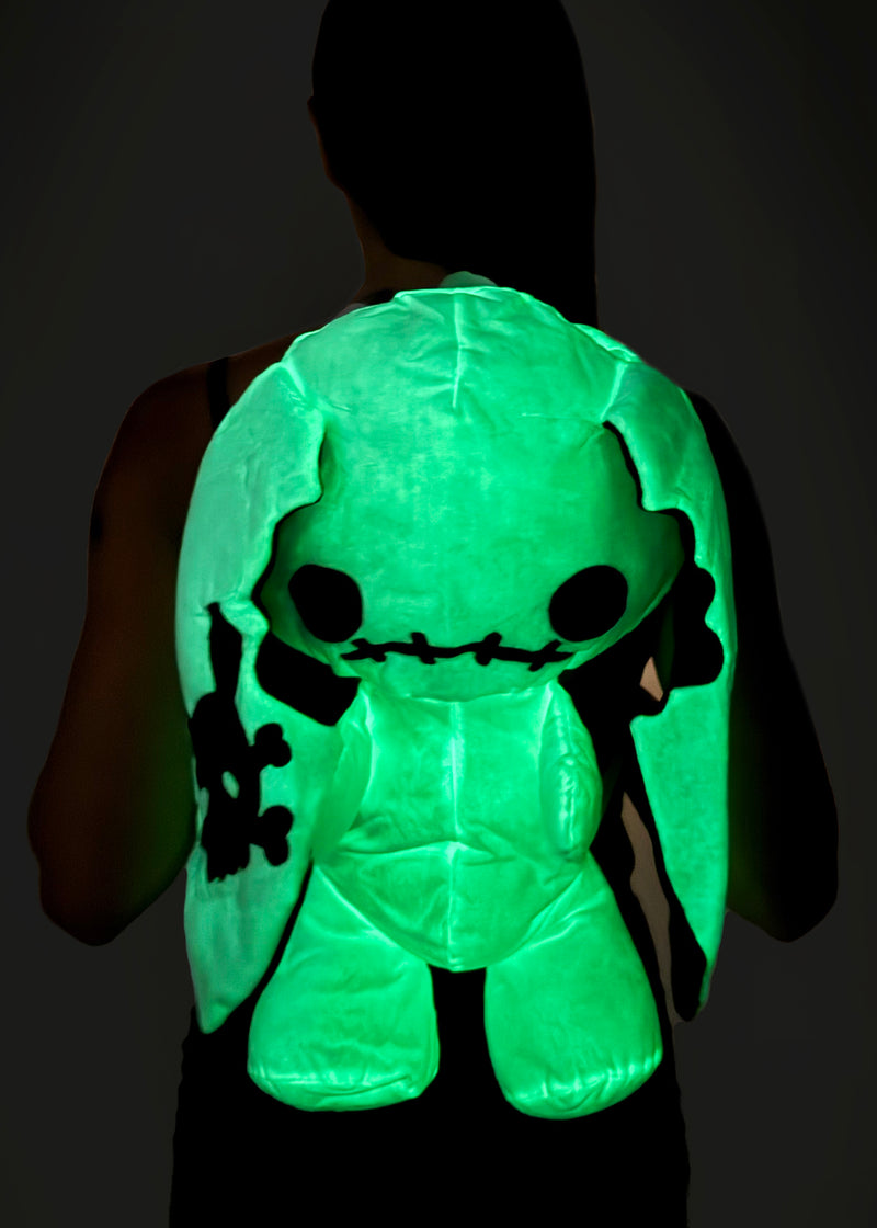 Naughty Bunny Glow in the Dark Plush Backpack