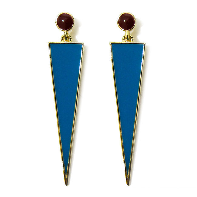 FASHÃ´ Retro Tribe Earring in Turquoise