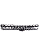 7 LUXE Divine Hamsa Bracelet Set in Silver