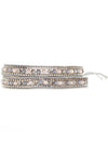 7 LUXE Stratus Beaded Double Wrap Bracelet