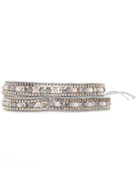7 LUXE Stratus Beaded Double Wrap Bracelet