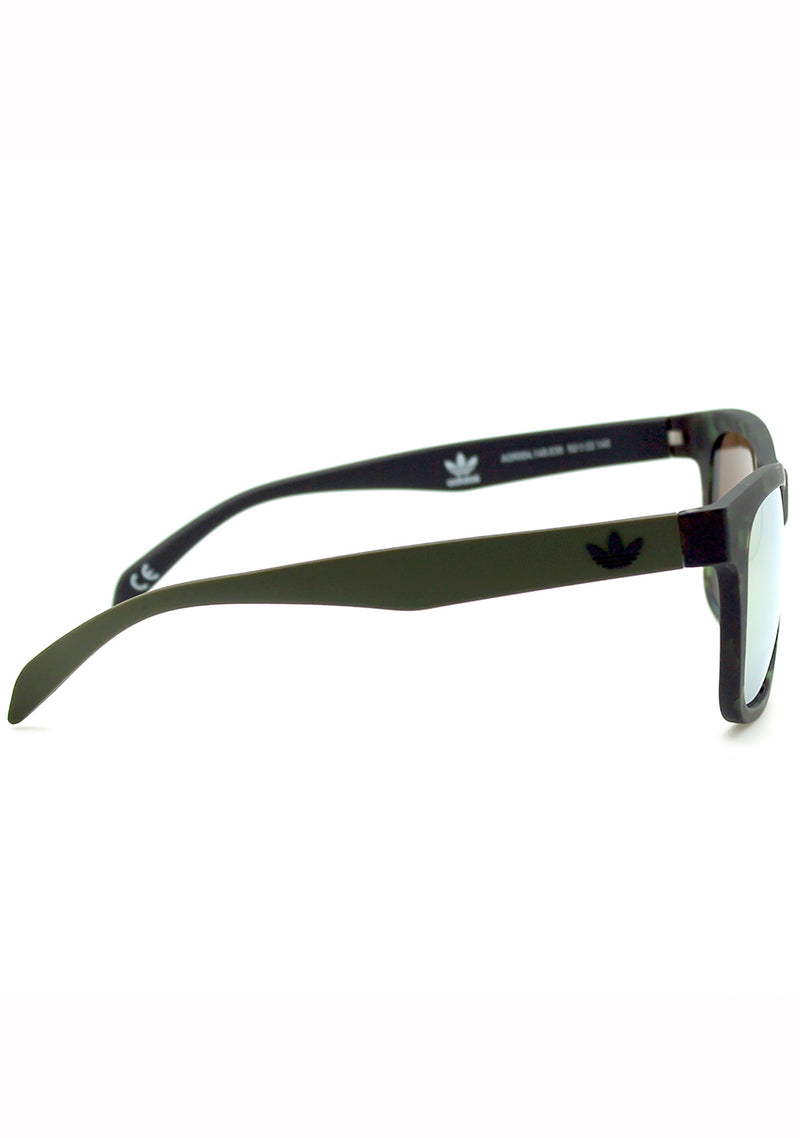 Adidas Originals Square Mirror 2.0 Sunglasses in Green Tortoise/Gold