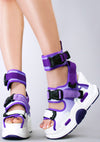 MULBERRY 03 Metamorphosis Purple Platform Sandals