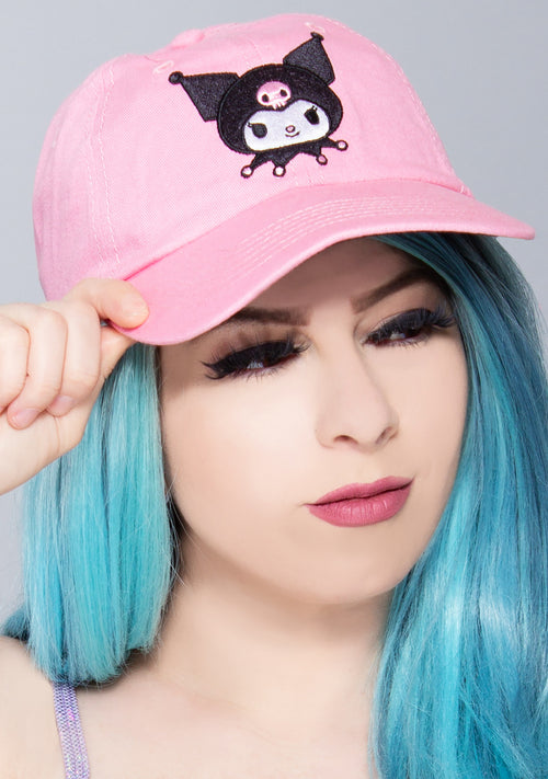 Sanrio Kuromi Embroidered Raglan Hat