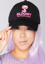 Gloomy Bear Embroidered Raglan Hat