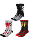 AC/DC Back in Black 3PK Socks Gift Box Set