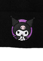 Sanrio Kuromi Embroidered Beanie