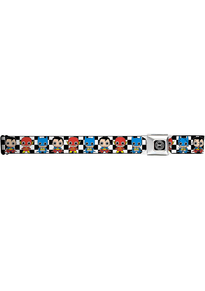 Buckle Down X DC Originals Mini Group Checker Seatbelt Belt