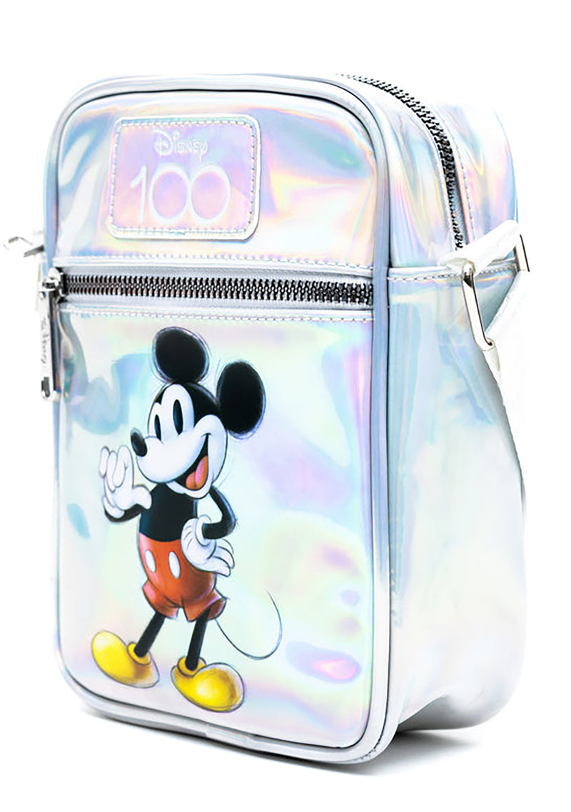 Disney 100th Anniversary Mickey 2PC Holographic Crossbody Bag Set