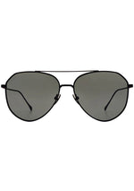 Dash Polarized Sunglasses in Matte Black/Grey