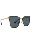 Bella V Polarized Sunglasses in Gold/Grey