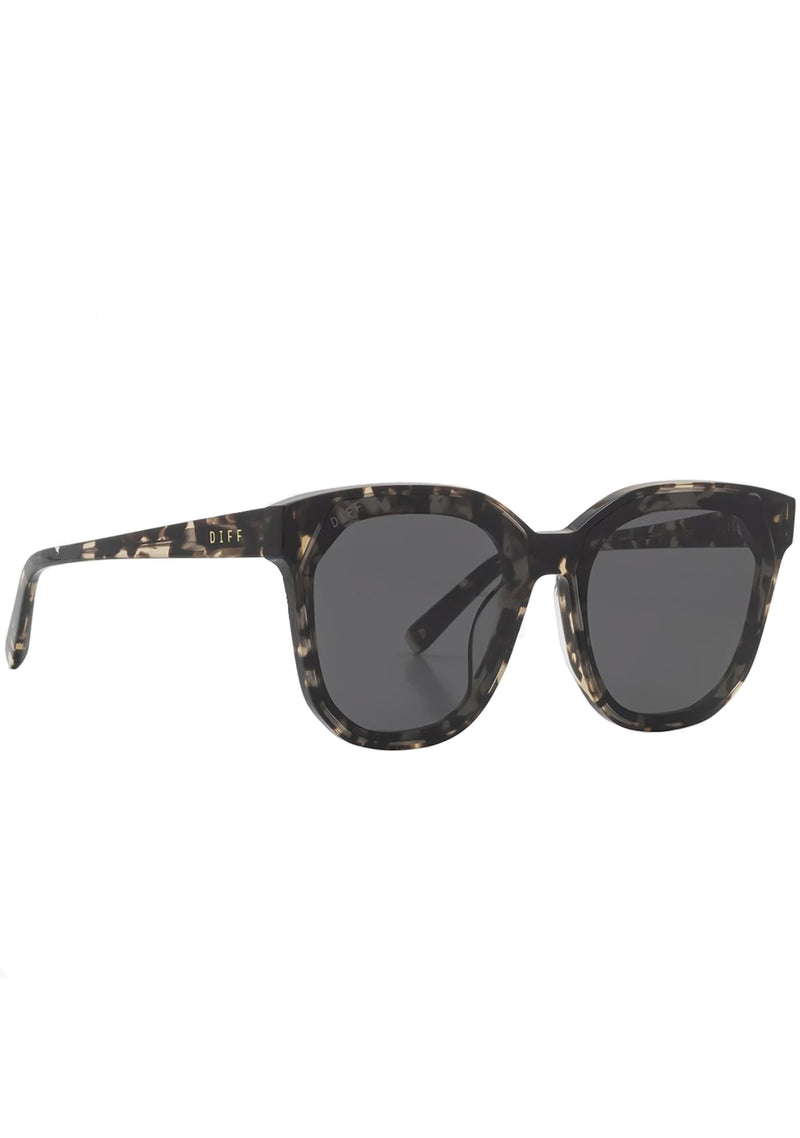 Gia Sunglasses in Espresso Tortoise/Grey