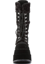 BEAR 202 Furget Me Not Black Platform Boots