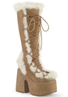 CAMEL 311 Primal Desire Brown Platform Boots