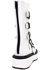 EMILY 330 Space Candy White Platform Boots