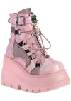 SHAKER 60 Moonlight Warrior Pink Platform Boots