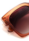 Anonymous Sunglasses in Taupe Crystal/Brown Gradient