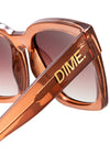 Anonymous Sunglasses in Taupe Crystal/Brown Gradient