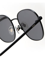 Avalon Sunglasses in Matte Black/Grey Mirror