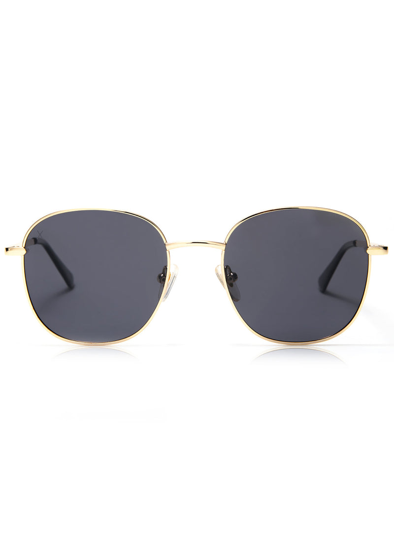 Avalon Sunglasses in Matte Gold/Grey