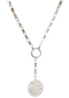 Power Player Coin Lariat Necklace