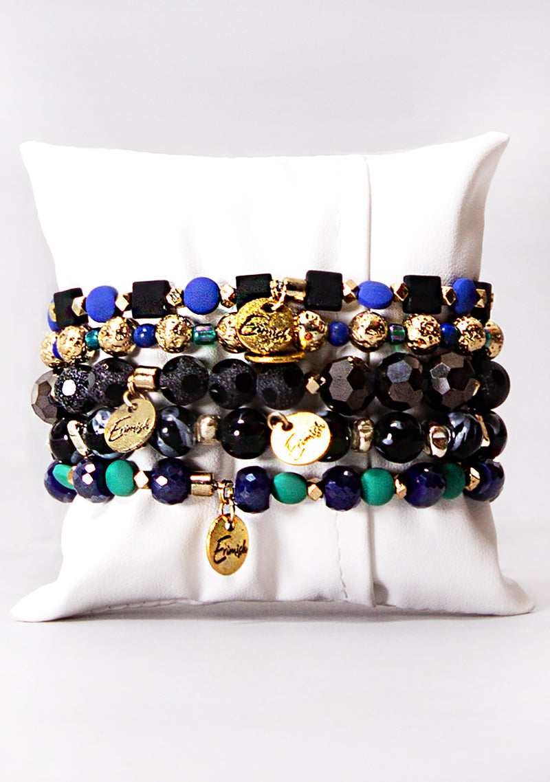 Midnight Masquerade Bracelet Stack