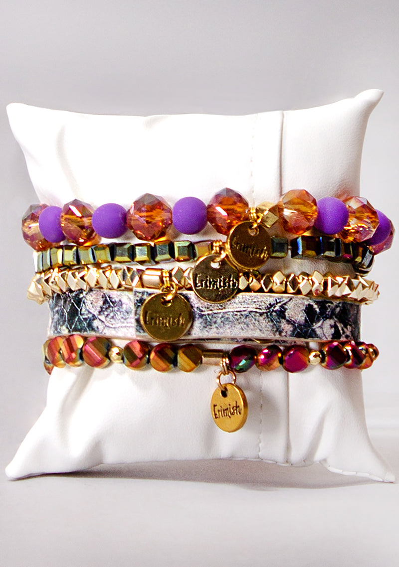 Sunset Sky Bracelet Stack