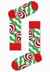 Psychedelic Candy Cane Socks Gift Box Set