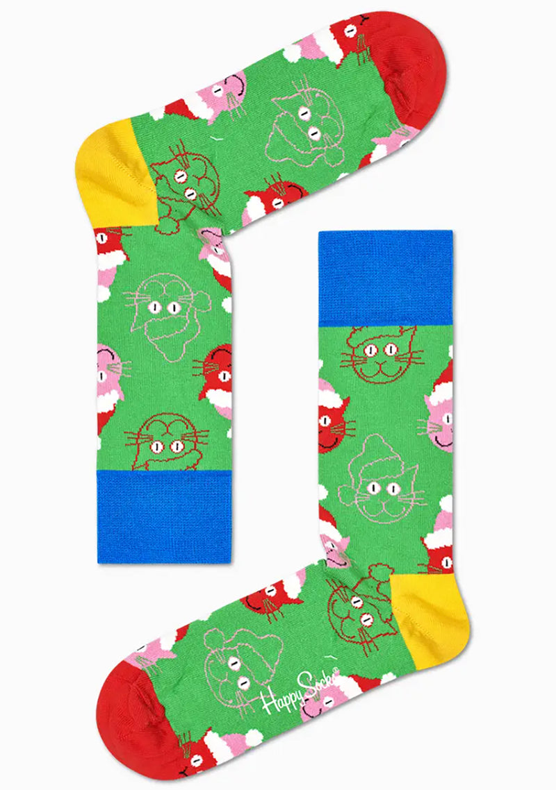 Psychedelic Candy Cane Socks Gift Box Set