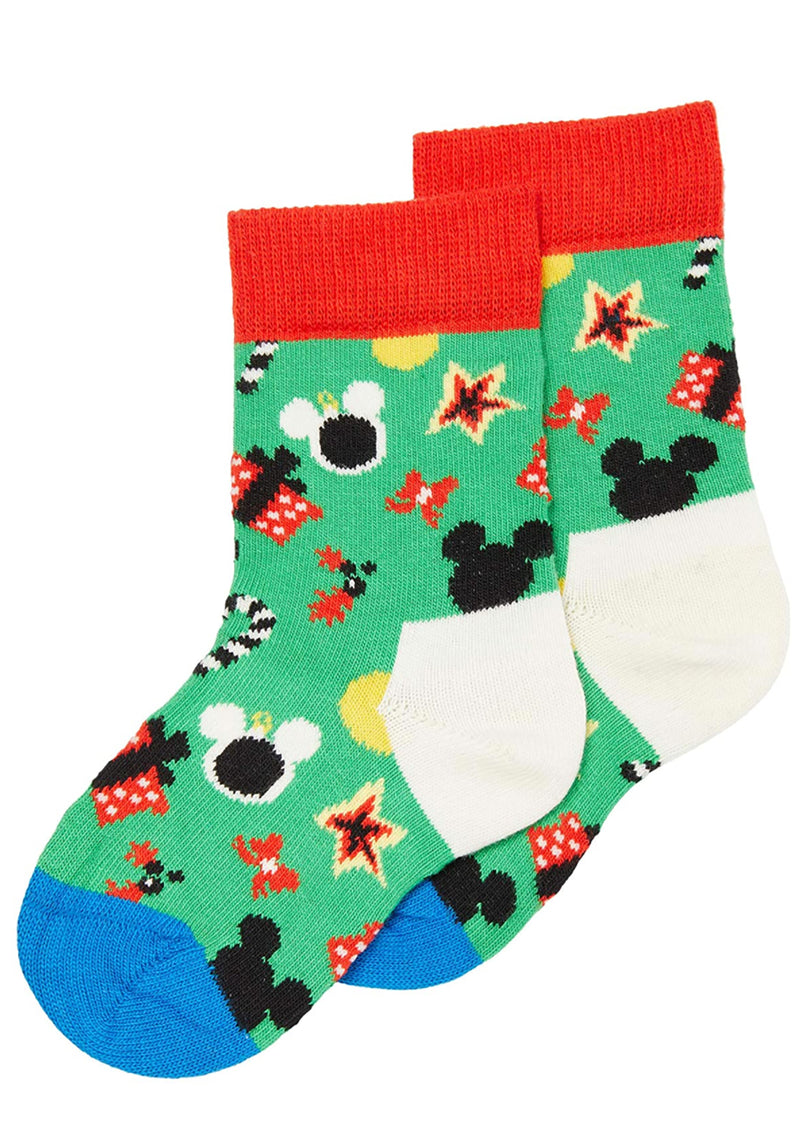 X Disney Kids Christmas Socks 4PK Gift Box Set