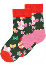 X Disney Kids Christmas Socks 4PK Gift Box Set